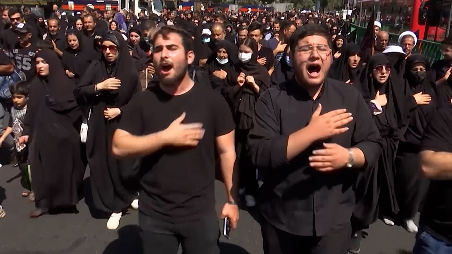 إحياء ذكرى أربعينية الإمام الحسين في إيران.