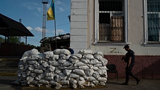 Aus russischer Hand befreiter Ort Kozacha Lopan nördlich von Charkiw