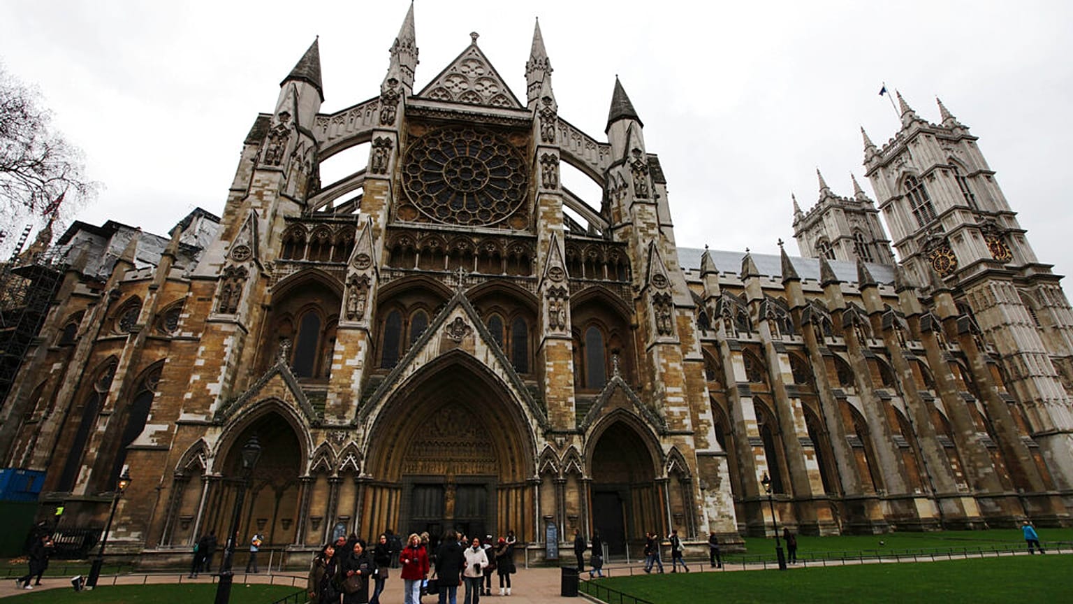 L'abbaye de Westminster, Londres, le 24/01/2011