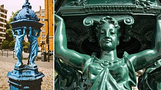 Paris is celebrating 150 years of its iconic Wallace Fountains
