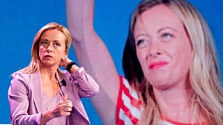 Giorgia Meloni dont le credo est "Dieu, famille, patrie", à Rome, le 22/09/2020 - Archives