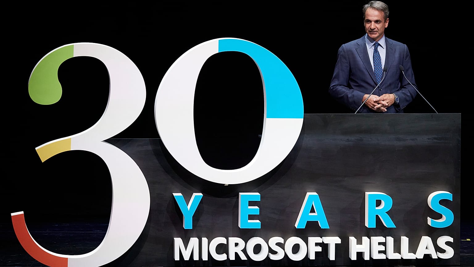Ο Κ. ΜΗΤΣΟΤΑΚΗΣ ΣΤΗΝ ΕΚΔΗΛΩΣΗ ΤΗΣ MICROSOFT