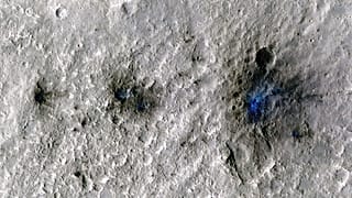 NASA'nın Mars'a iniş yapan aracı, gezegenin yüzeyine çarpan dört göktaşının titreşimlerini ve seslerini yakaladı.