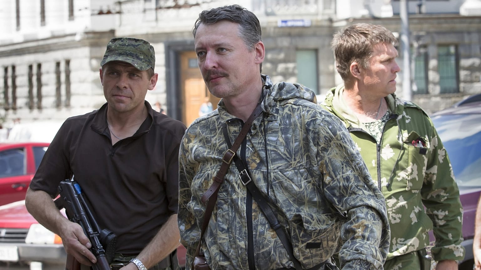 Archív fotó: Igor Girkin orosz nacionalista Donyeckben