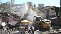 Ankara'da gecekondu yıkımı