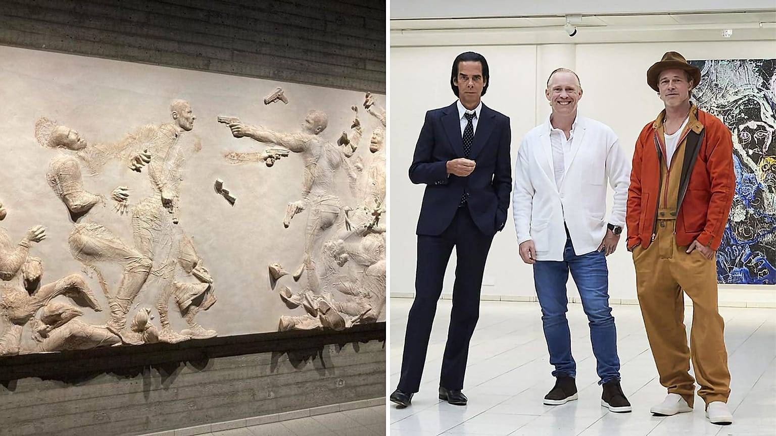 The sculptures are on display at Thomas Houseago's new exhibition in Finland