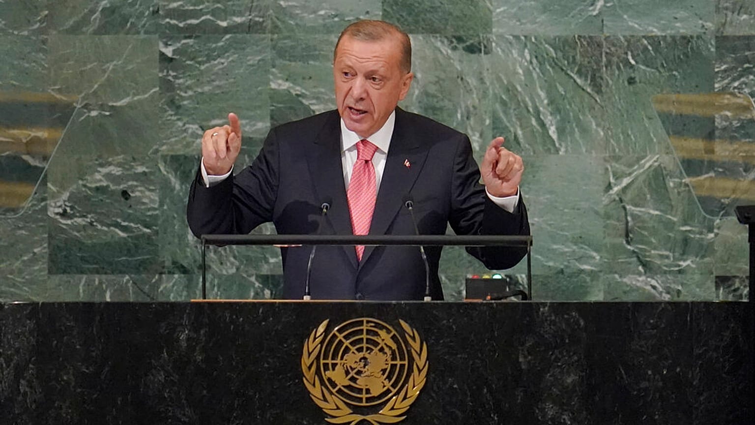 Cumhurbaşkanı Recep Tayyip Erdoğan BM 77. Genel Kurulu'nda konuşma yaptı