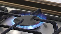 Una cocina a gas