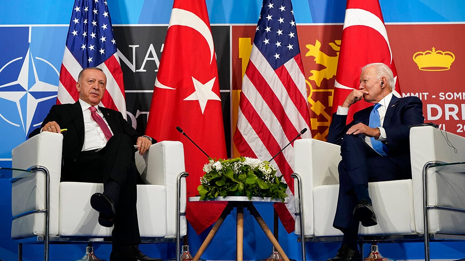 Cumhurbaşkanı Erdoğan ile ABD Başkanı Biden (arşiv) 