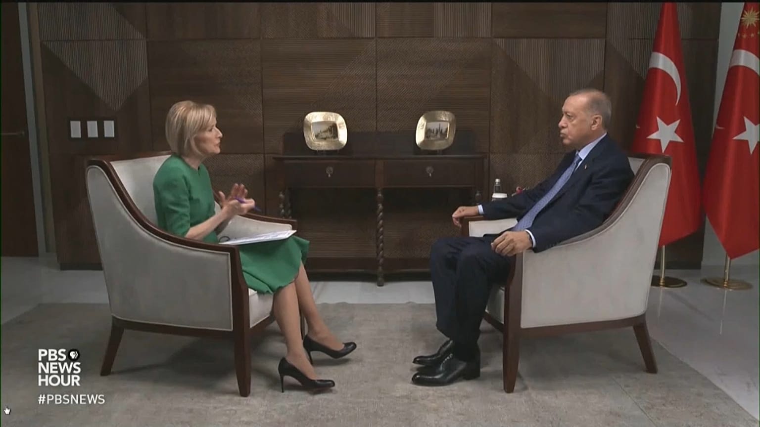 Recep Tayyip Erdogan, durante una entrevista televisada, 20 de septiebre de 2022