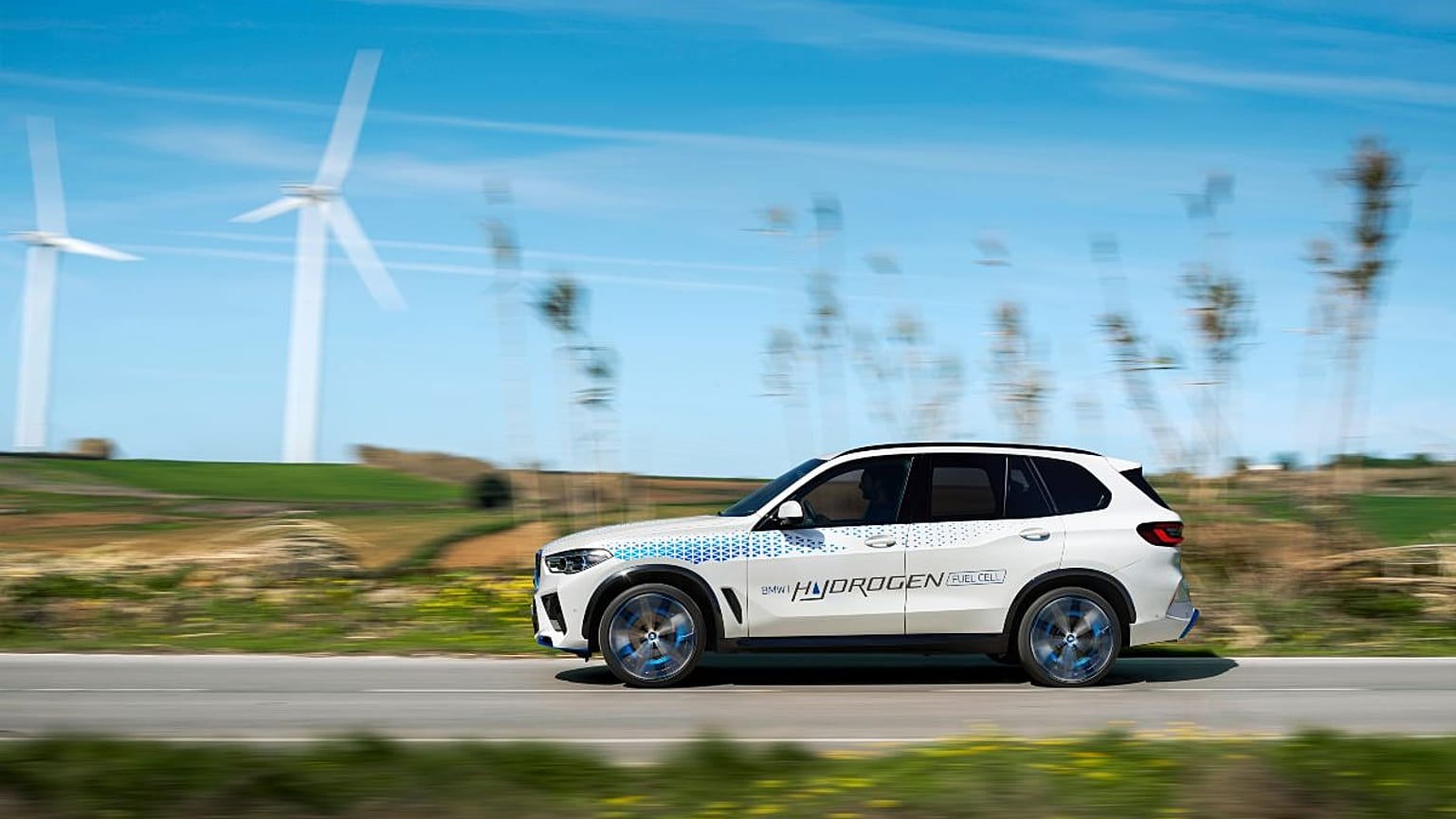A BMW iX5 Hydrogen prototípusa