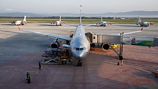 Eine Maschine am Flughafen von Wladiwostock, Beispielbild 