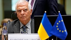 Der ukrainische Ministerpräsident Denys Shmyhal und EU-Außenbeauftragter Josep Borrell 