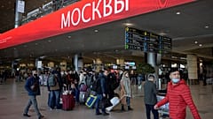 L'aéroport Domodedovo de Moscou (Russie), le 5 mars 2022 (Archives)