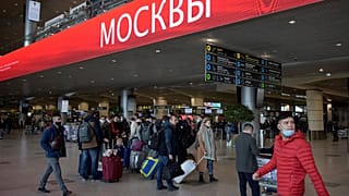 L'aéroport Domodedovo de Moscou (Russie), le 5 mars 2022 (Archives)