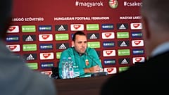 Szalai Ádám a telki sajtótájékoztatón