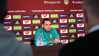 Szalai Ádám a telki sajtótájékoztatón