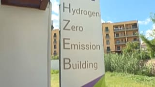 The building in Benevento, Italy, is the first house in Europe to be powered by hydrogen fuel cells.