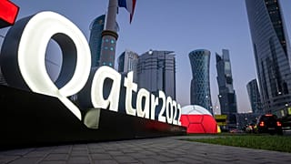 Logo für die WM in Katar