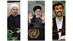 محمود احمدی نژاد، ابراهیم رئيسی و حسن روحانی