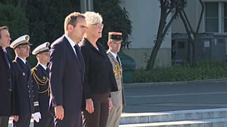 deutsche Verteidigungsministerin Christine Lambrecht und ihr französischer Amtskollege Sébastien Lecornu