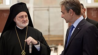 Αρχιεπίσκοπος Αμερικής Ελπιδοφόρος - Κυριάκος Μητσοτάκης
