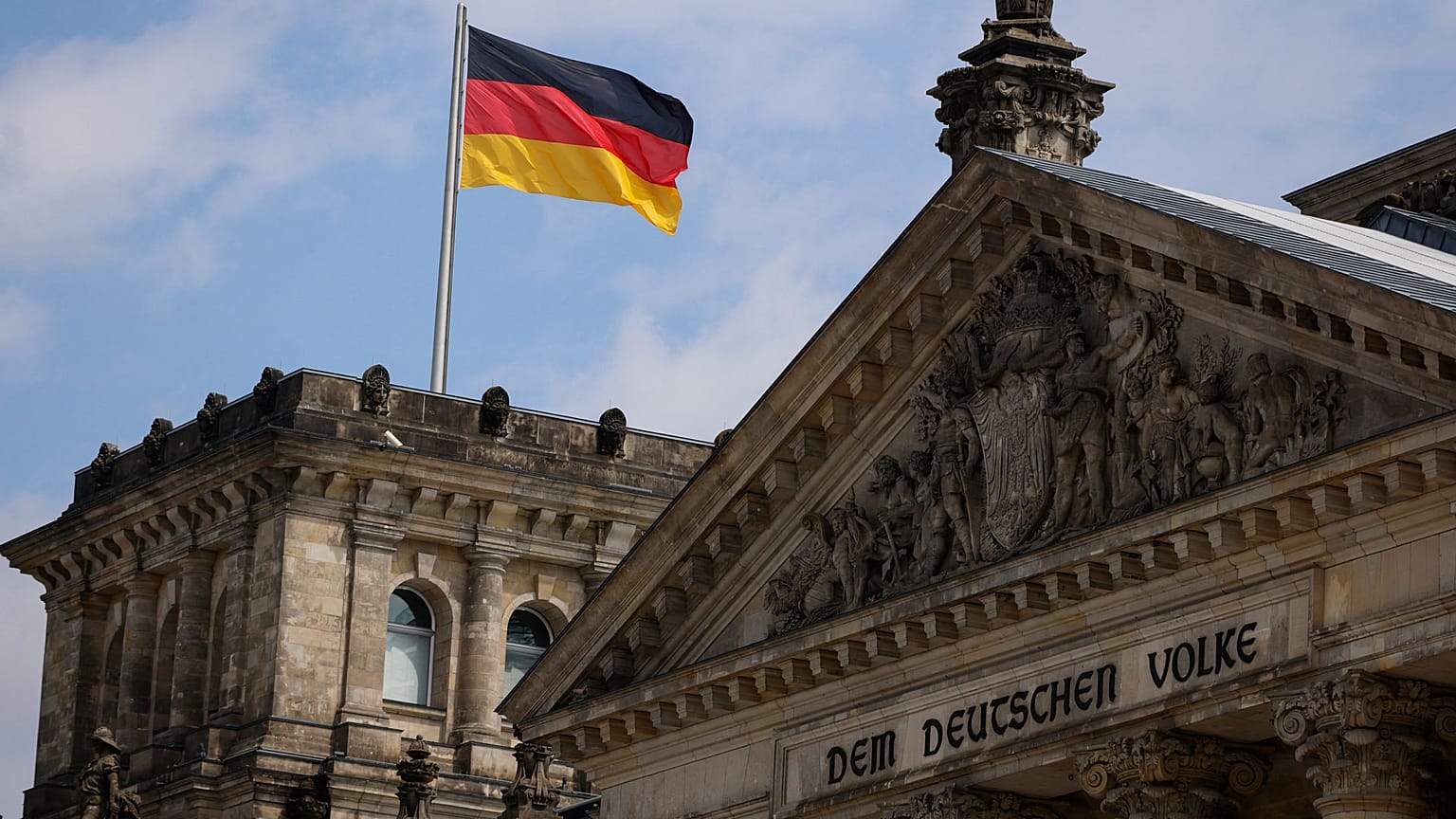 Archives : le Bundestag, à Berlin le 23 juillet 2022