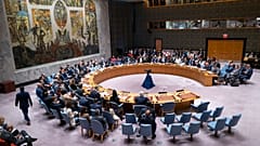 El Consejo de Seguridad de la ONU se reúne para tratar la situación en Ucrania, el 22 de septiembre de 2022 en su sede en la ciudad de Nueva York. 