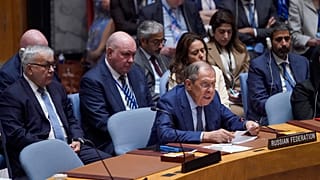 Rusya Dışişleri Bakanı Sergey Lavrov, BM Güvenlik Konseyi'nde konuştu