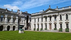 A general view of the Senate House at Cambridge University is seen in this handout image, in Cambridge, Britain. University of Cambridge