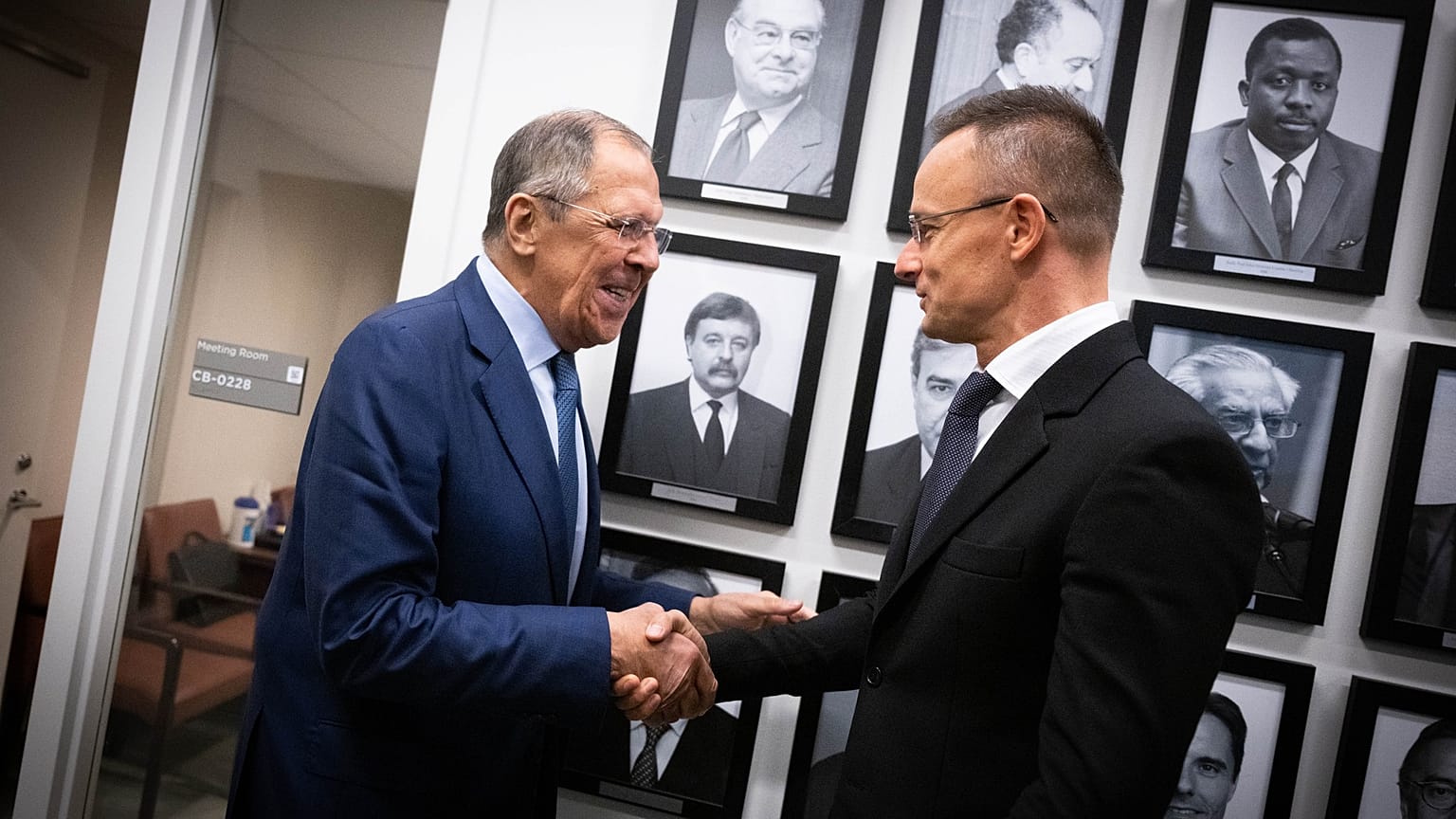 Szijjártó Péter és Szergej Lavrov New Yorkban