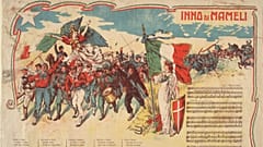 Az Inno di Mameli illusztrációja 1915 környékéről