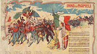 Az Inno di Mameli illusztrációja 1915 környékéről