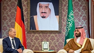 ولي العهد السعودي محمد بن سلمان يستقبل المستشار الألماني أولاف شولتس 24/09/2022