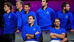 Roger Federer und Rafa Nadal in London