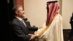 Hazine ve Maliye Bakanı Nureddin Nebati, haziran ayı başında Suudi Arabistan Maliye Bakanı Mohammed Bin Abdullah Al-Jadaan (sağda) ile bir araya gelmişti.
