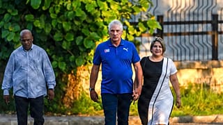 Küba Devlet Başkanı Miguel Diaz Canel ve eşi Lis Cuesta Peraza