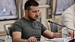 الرئيس الأوكراني فولديمير زيلينسكي - أرشيف