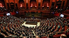 Imagen de archivo de los miembros del parlamento italiano 22/03/2022