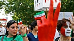مظاهرة مناصرة لاحتجاجات إيران في ألمانيا