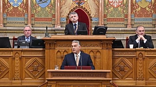 Orbán Viktor miniszterelnök napirend előtt felszólal az Országgyűlés őszi ülésszakának nyitónapján, 2022. szeptember 26-án. 