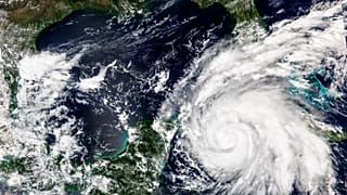A NASA műholdfelvétele az Ian hurrikánról