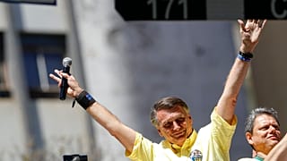 Jair Bolsonaro, presidente cessante do Brasil e candidato a novo mandato