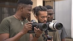 AFRISOS team filming 