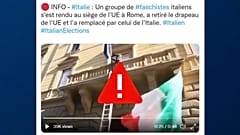 The old video was re-sahred after Italy's election on both Facebook and Twitter.