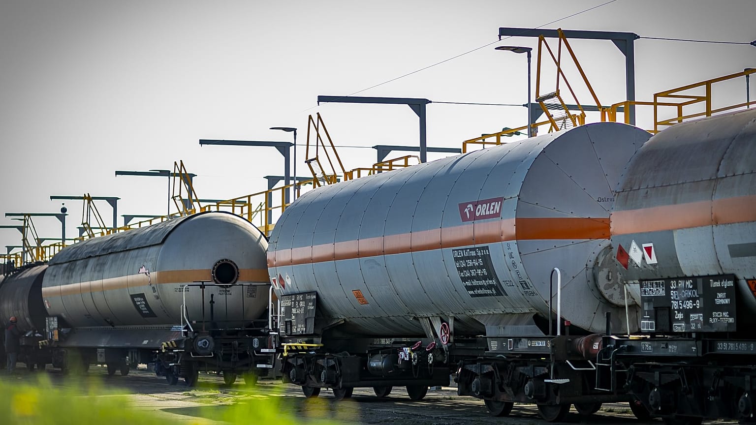 The fire occurred at a plant in Plock in central Poland.