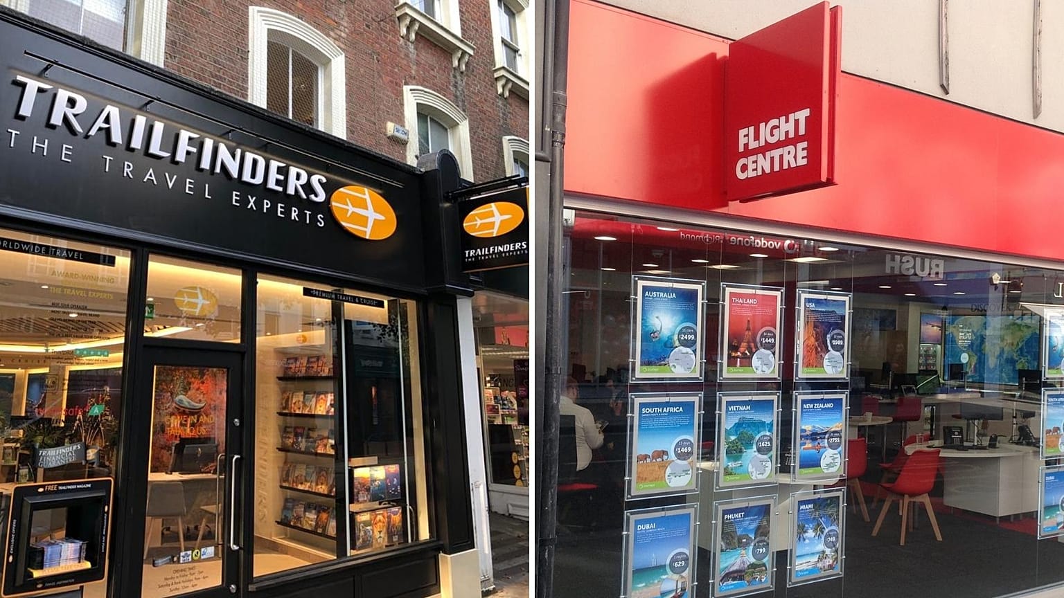 Trailfinders and Flight Centre UK have seen a surge in new customers since the pandemic.