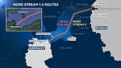 Gaslecks in den Gaspipelines 1 und 2 in der Ostsee. Die EU hält Sabotage für eine wahrscheinliche Ursache.