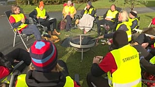 Des enseignants en grève en Norvège
