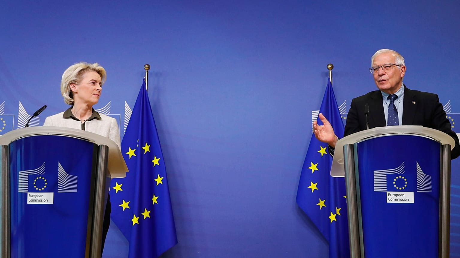 Ursula von der Leyen and Josep Borrell said a deliberate attack could be behind the Nord Stream gas leaks.